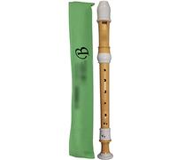 Professional Baroque Recorders In C, Wind Instrument Gifts 8-hole Beginner German Recorders, 3-stage Flute Instrument, With Storage Bag(Wood color,Baroque)
