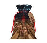 Professional Basketball Arena Gift Bag with Handles and tag, Perfect for Christmas, Birthday, Wedding or Daily Gift - (M)