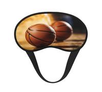 Professional Basketball Arena Print Fashion Sleep Eye Mask for Men Women, 100% Blackout Eye Mask, Soft Covering Strong Light, Suitable for Travel/Yoga/Nap