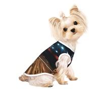 Professional Basketball Arena Small Dog Pet Clothes, Breathable Lightweight Soft Vest, Exquisite Personality Appearance.Good Warmth Retention.