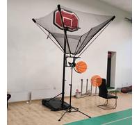 Professional Basketball Ball Return Net, Large Stand Accessory for Indoor and Outdoor Training, Effective Shooting Aid