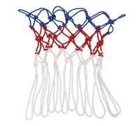 Professional Basketball Net Replacement All Weather Anti Whip Durable Polyester Basketball Net for Outdoor Indoor Courts Red White and Blue