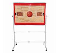 Professional Basketball Tactic Board, Basketball Coaching Board for Coaches, Strong and Durable, with Universal Wheels, for Teaching or Competition