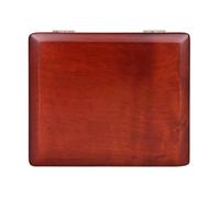 Professional Bassoon Leaves Storage Box Protective Design Holds 5 Leaves Securely with Wood Texture Instrument Case