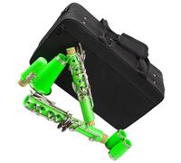 Professional Bb Clarinet Cupronickel Plastic Body Nickel Plated 17 Key Kit Green Clarinet Musical Instruments