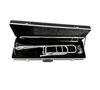 Professional Bb F Key Silver Tuning Slide Musical Instrument Trombone