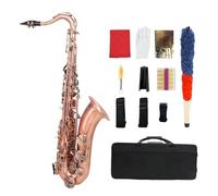 Professional Bb Tenor Saxophone Brass Antique Red Copper B Flat Saxophone Woodwind With Case Mouthpiece Accessories