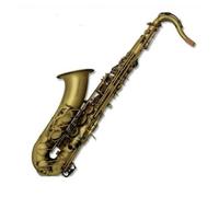 Professional Bb Tune Brass Tenor Saxophone Matte Antique Copper Music Instrument Sax With Mouthpiece Case