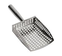 Professional Beachcombing Filtering Tool Rustproof Sand Scooper with Sieve Design for Shell and Litter Cleaning Shell Picking Tool for Wet Sand