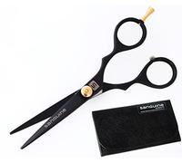 Professional Beard Moustache and Hair Scissors Deep Black 5.5 inch