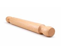 Professional Beech Wood Rolling Pin with Smooth Revolving Handles 40cm x 4cm - Solid Wooden Dough Roller for Baking, Pastry, Pizza & Bread - Heavy Duty Kitchen Rolling Pin