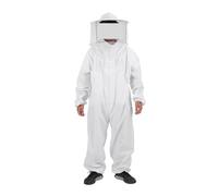 Professional Beekeeper Protective Suit Breathable Bee Keeping Full Body Suit Beekeeping Protective Equipment ,Full Protection(X-Large)