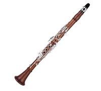 Professional Beginner Exam Clarinet B Flat Rosewood Clarinet Silver Plated Clarinet Set(B)