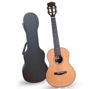Professional Beginner Red Pine Rosewood All Single Peach Ukulele With Case(26 inch)