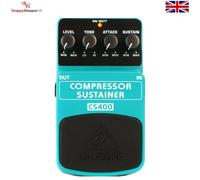 Professional Behringer CS400 Compressor/Sustainer Pedal - Analog Signal Mastery