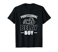 Professional Belay Boy Rock Climbing Passion T-Shirt