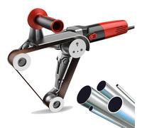 Professional Belt Grinding Machine with 1100W Power and 6 Variable Speeds for Burnishing, Finishing, and Rust Removal