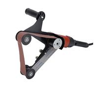 Professional Belt Sander with 800W 6-Speed Control, Dual Safety Switch and Protective Guard for DIY Workshop Grinding