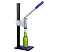 Professional Bench Bottle Capper, Manual Bottle Machine Bottle Cap Sealer with Non-Slip Pad, Adjustable Height Bottle Cap Sealer for Homebrew Soft Drinks, Homebrew, Beverages