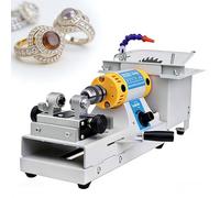 Professional Bench Polisher, Table Saw for Jewelry Making,750w Multifunctional Gemstone Cutting Machine,800-10000r/Min,for DIY Faceting, Rock Polishing, Wood Crafts,Woodworking