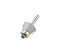 Professional Bevel Trim Cutter, 27mm Diameter, 9mm Length, 45-Degree, 1/4 Inch Shank, Tungsten Carbide Tipped, 46/6BX1/4TC