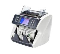 Professional Bill Counter Machine with Independent Display, 1000 Notes/Min UV/MG Counterfeit Detection, Quiet Currency Counter for Small Business Bank Use