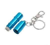 Professional Billiard Cue Tip Tapper with Keychain for Ultimate Cue Care (Blue)