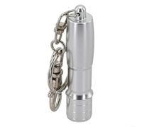 Professional Billiard Cue Tip Tapper with Keychain for Ultimate Cue Care (Silver)