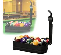 Professional Billiard Training Rack & Pool Ball Return Launcher - Snooker Nine Ball Accuracy Practice Tool for Home Game Room, Improve Aiming Skills, Portable & Easy Setup