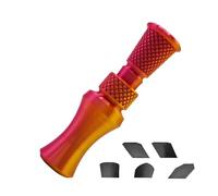 Professional Bird Whistle, Adjustable Tone Blower for Wildlife with Interchangeable Reed Finish, Durable Resin with Textured Grip, Versatile Accessory for Beginner Youth Camping 1PC