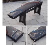 Professional Black Sandalwood Travel Guzheng, Hand-Carved Craftwork Includes Comprehensive Tutorial Book for Adults/Children/Senior/Intermediate/Beginner(#8)