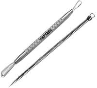Professional Blackhead Remover Pimple Extractor Popper Tool Acne Blemish Comedon Blackhead Skincare Spots Whitehead Popping Zit Remover for Face Nose 304 Stainless Steel (Silver)