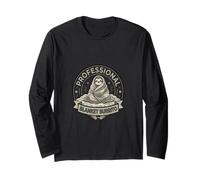 Professional Blanket Burrito Sloth Funny Cozy Design Long Sleeve T-Shirt