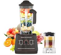 Professional Blender with 2.5L BPA-Free Glass Jar, 2-in-1 Multi-Function Smoothie Maker, 9 Adjustable Speeds for Smoothies, Juices and More