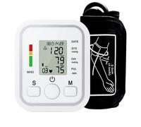 Professional Blood Pressure Monitors Upper Arm Blood Pressure Machine for Home Use, Automatic Heart Rate Monitor & BP Cuff Kit Large Digital LCD Display