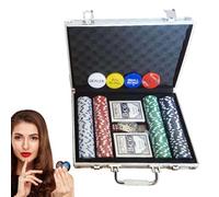 Professional Board Game Board Games - Di with Lightweight Aluminum Case for Late Night Card Club Games