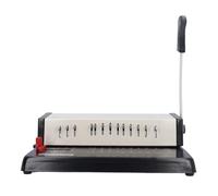 Professional Book Binding Machine A4 13 Holes Manual Comb Binder Office Home Use Multifunctional Wire Binding Machine for Documents Reports Booklets Hardware Plastic