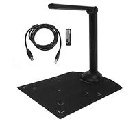 Professional Book Scanner, 10MP Document Scanner Camera OCR Technology A3 A4 Document Scanner Support PDF, WORD, EXCEL, TXT Text Documents
