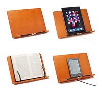 Professional Bookrest iPad Stand, Tablet Stand and Book Holder, Reading and Cooking at Home Office Travel, Gift Idea Compatible with eReader/Kindle/Smartphone