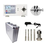 Professional Bottle Cap Torque Meter with Test Fixture, 50N·m Digital Torsion Tester, 10-160mm Universal Clamp, Portable Torque Gauge for Bottles of Various Shapes