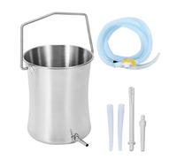 Professional Bowel Bucket Stainless Steel Colon Cleanse Device for Constipations Relief Detoxification Therapys Colon Cleanse Bucket