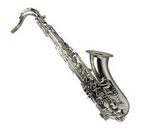 Professional Brass Body Silver Plated Bb Tone Tenor Saxophone Musical Instrument With Mouthpiece Saxophone for Student