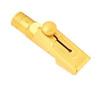 Professional Brass Soprano Saxophone Mouthpiece, Sturdy Sax Metal Mouthpiece Replacement for Practice