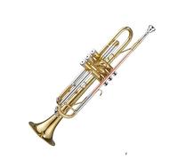 Professional Brass Trumpet Instrument Trumpet B Flat Brass Horn Wind Instrument Major(3)