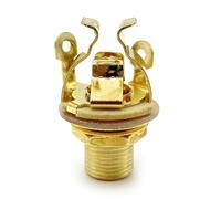 Professional Brasses Pickup Guitar Pickup Output Jacks Metal Guitar Socket For Easy Installation Easy Install Basses Guitar Pickup