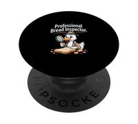 Professional Bread Inspector Duck Baking Humor PopSockets Adhesive PopGrip