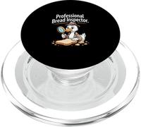 Professional Bread Inspector Duck Baking Humor PopSockets PopGrip for MagSafe