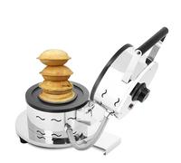 Professional Breakfast Sandwich Press Machine, Compact 34.5cm Electric Maker for Egg McMuffin & Burgers (Silver, Easy Clean)