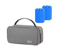 Professional Breastmilk Transport Cooling Bag Insulation Design Organsier for Working Moms Travel and Hospital Visits Insulated Thermal Breast Milk Storage Organizer