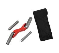 Professional Brick Joint Completing Set Includes 4 Accuracy Measurements and Travel Friendly Bag for Brickwork Work Brick Joint Tool Set with Storage Bag